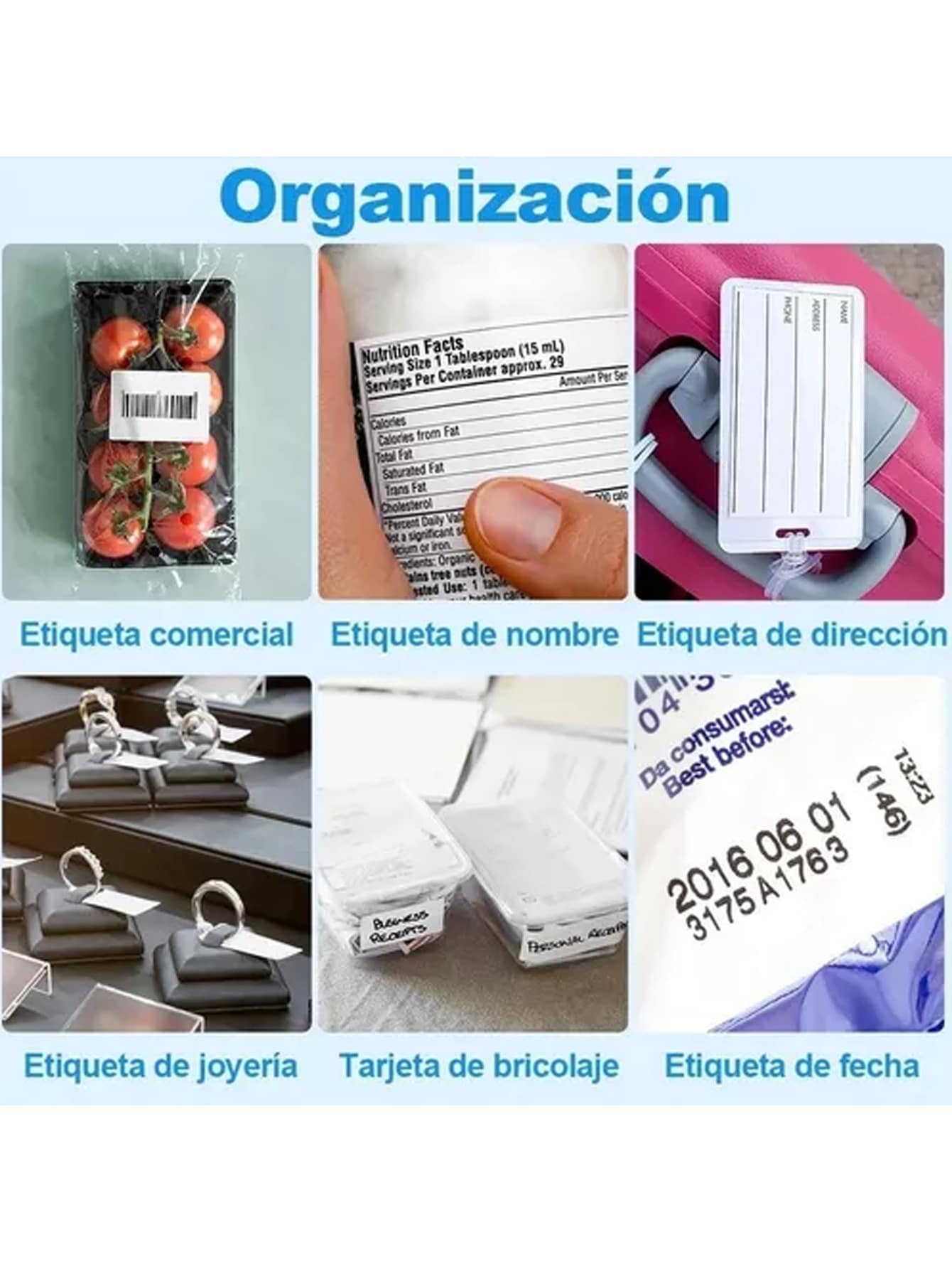 Etiqueta Térmica Directa Adherible Código Barra Full 1000 Etiquetas | 50x25mm