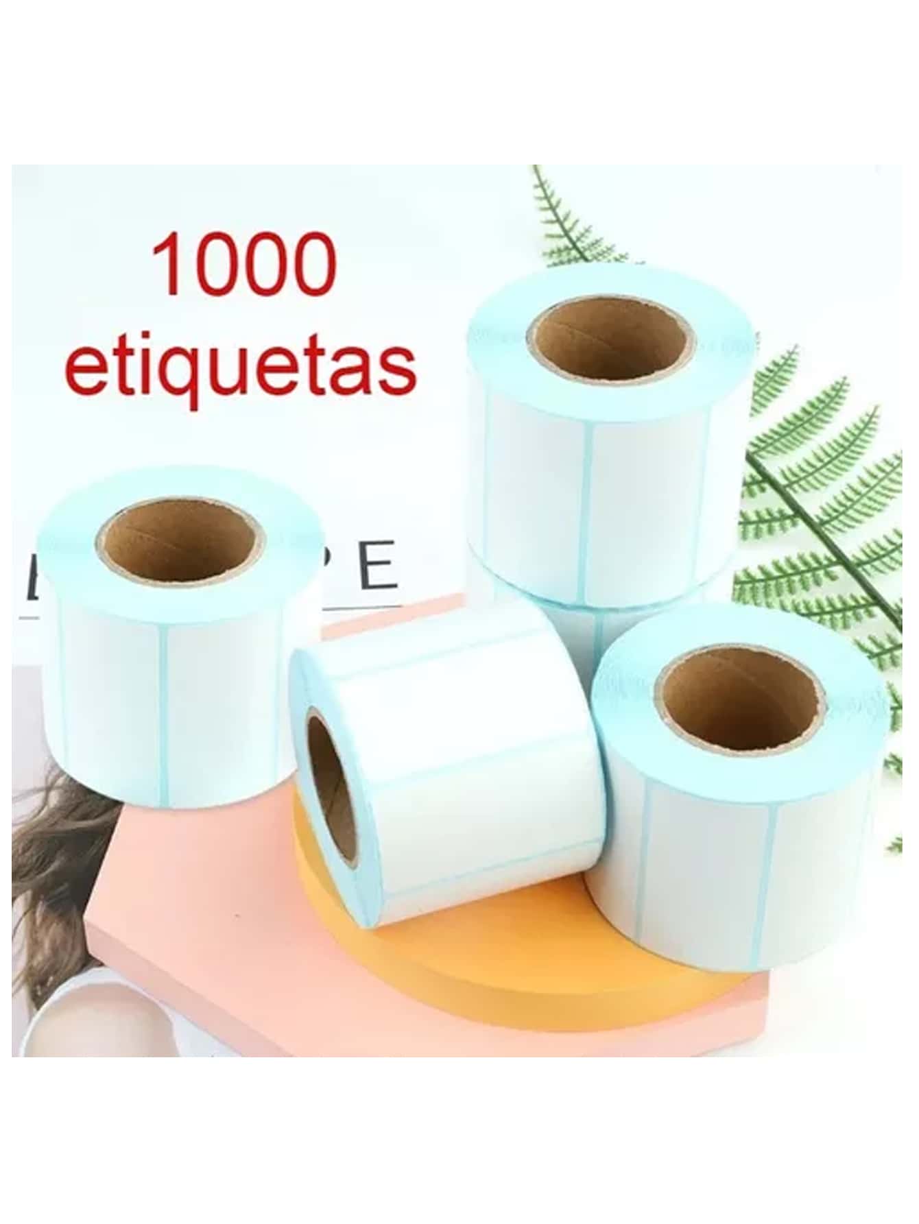 Etiqueta Térmica Directa Adherible Código Barra Full 1000 Etiquetas | 50x25mm