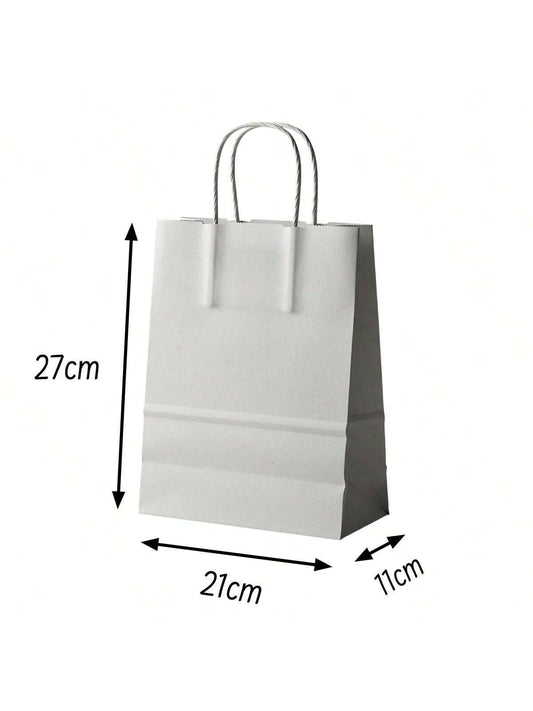 Bolsa Kraft con Agarradera 27x21x11cm | 50pzs