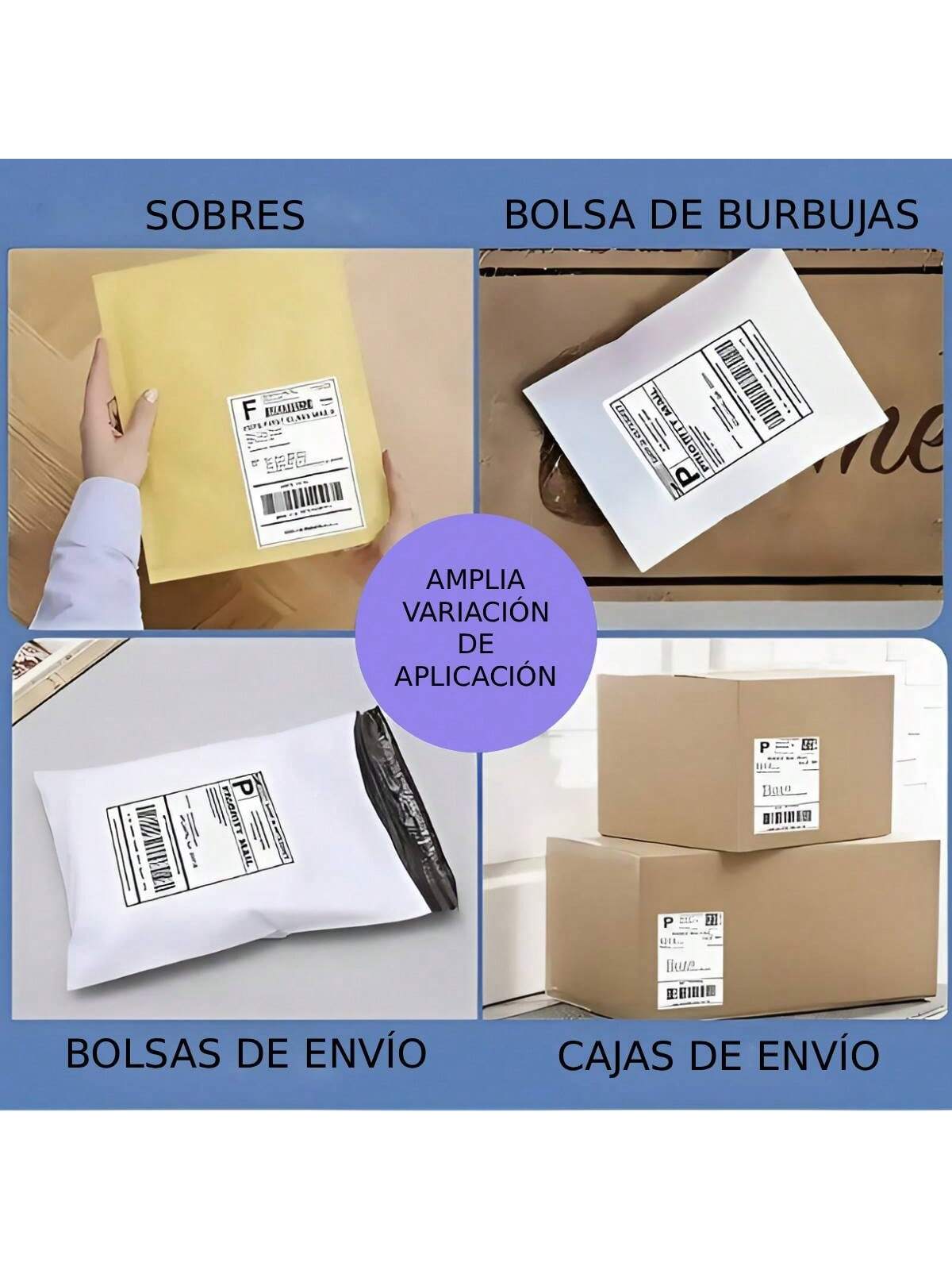 Rollos Etiqueta Térmica Adherible Código de barra Envíos 325 Etiquetas | 15x10cm