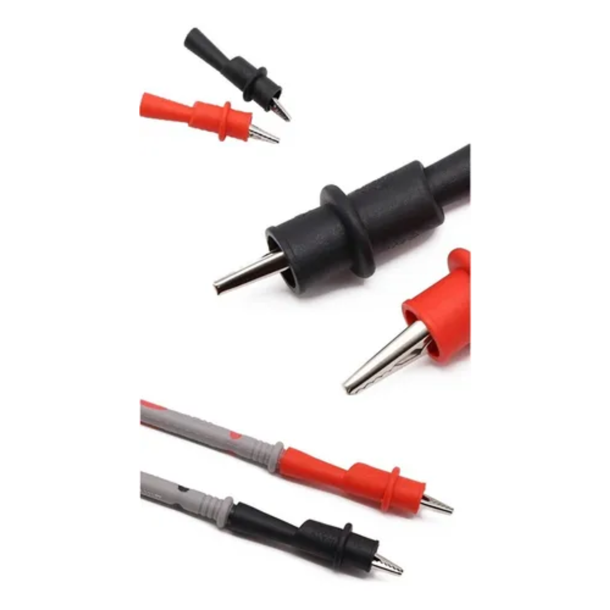 5 Piezas Kit Punta Multimetro Digital Prueba Cable Universal 20amp