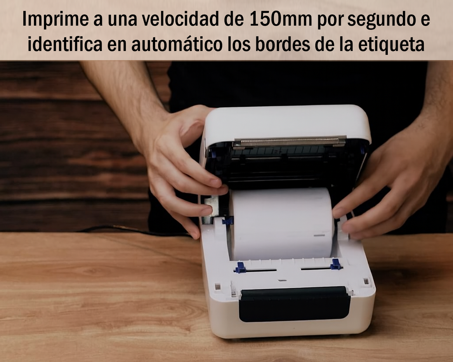 Impresora Térmica Etiqueta Código Barra Impresión Rápida para envíos de E-Commerce Paqueterías