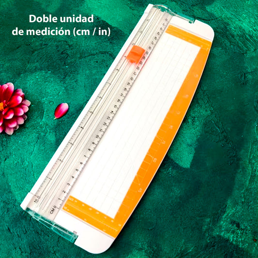 Guillotina Regla Cizalla Cortadora Papel Carta Foto Tarjeta