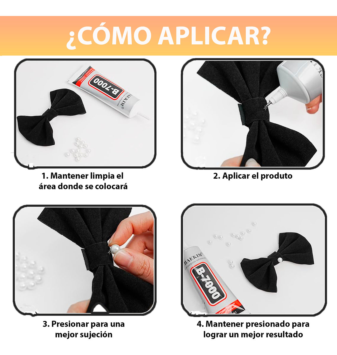 B7000 Pegamento Adhesivo Transparente Multiuso Celular