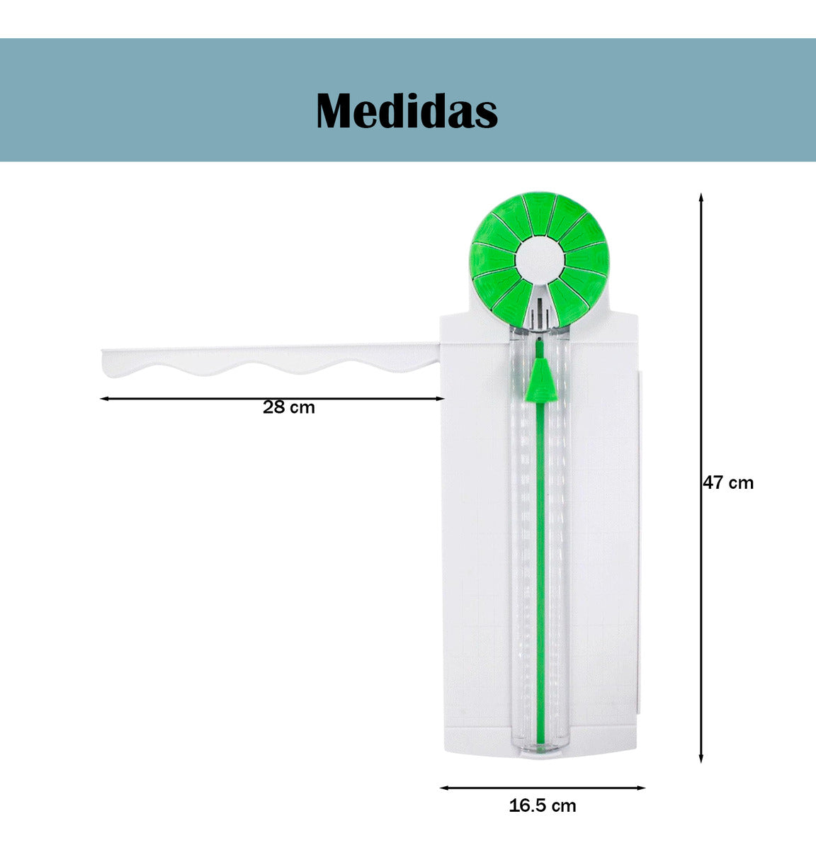 Guillotina Cortador Papel Multiuso 12 Cortes En 1 Scrapbook