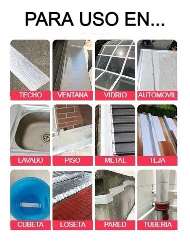 Cinta Impermeable 5 Piezas Adhesiva Resistente Sellador Fugas 5cm*5m