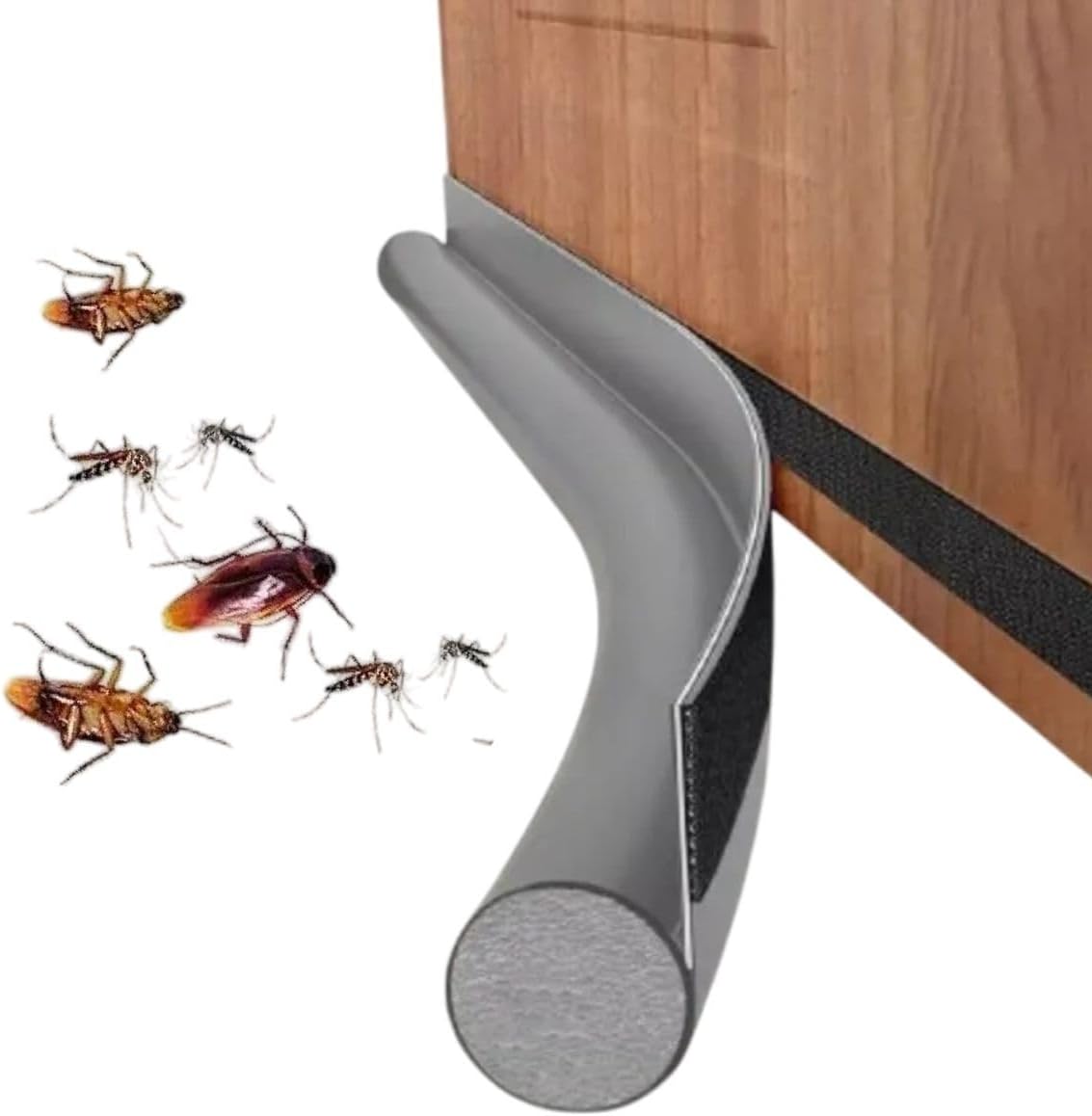 Tira Guardapolvo Puerta Cubre Cinta Adhesivo Burlete Polvo