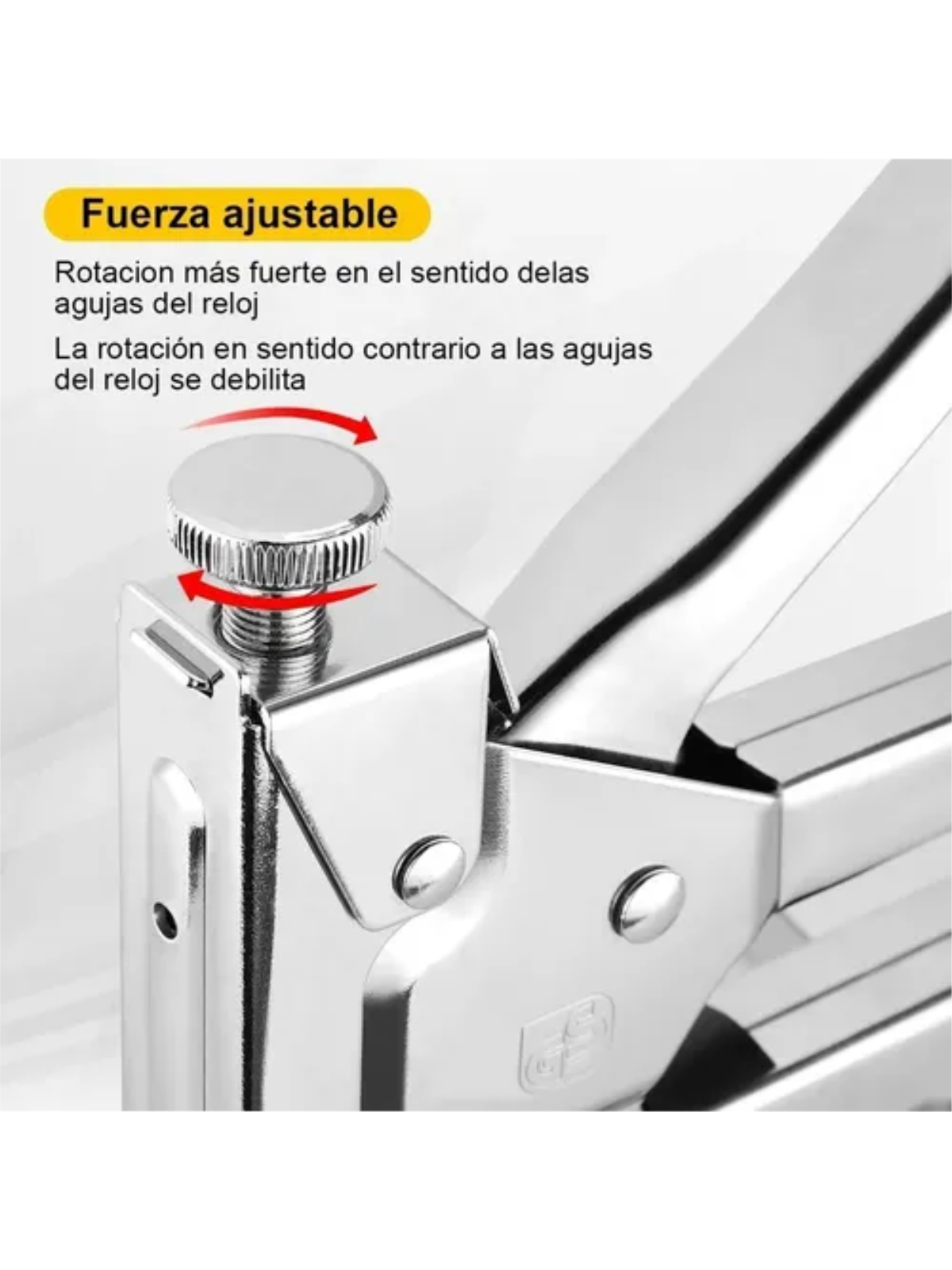 5 Piezas Engrapadora Tipo Pistola Tapiceria Uso Rudo Clavadora 3 En 1