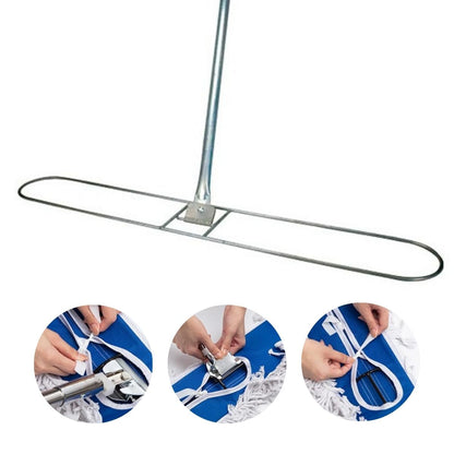 Trapeador Industrial Comercial Mop — 43 Pulgadas | Resistente Lavable Mopa Fregona Almohadilla Algodón | 110cm