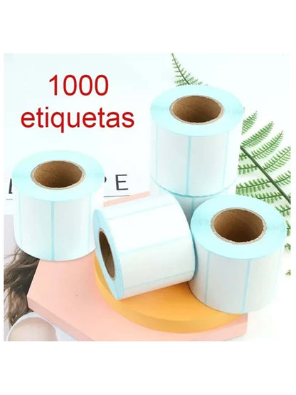 Etiqueta Térmica Directa Adherible Código Barra Full 1000 Etiquetas | 50x25mm