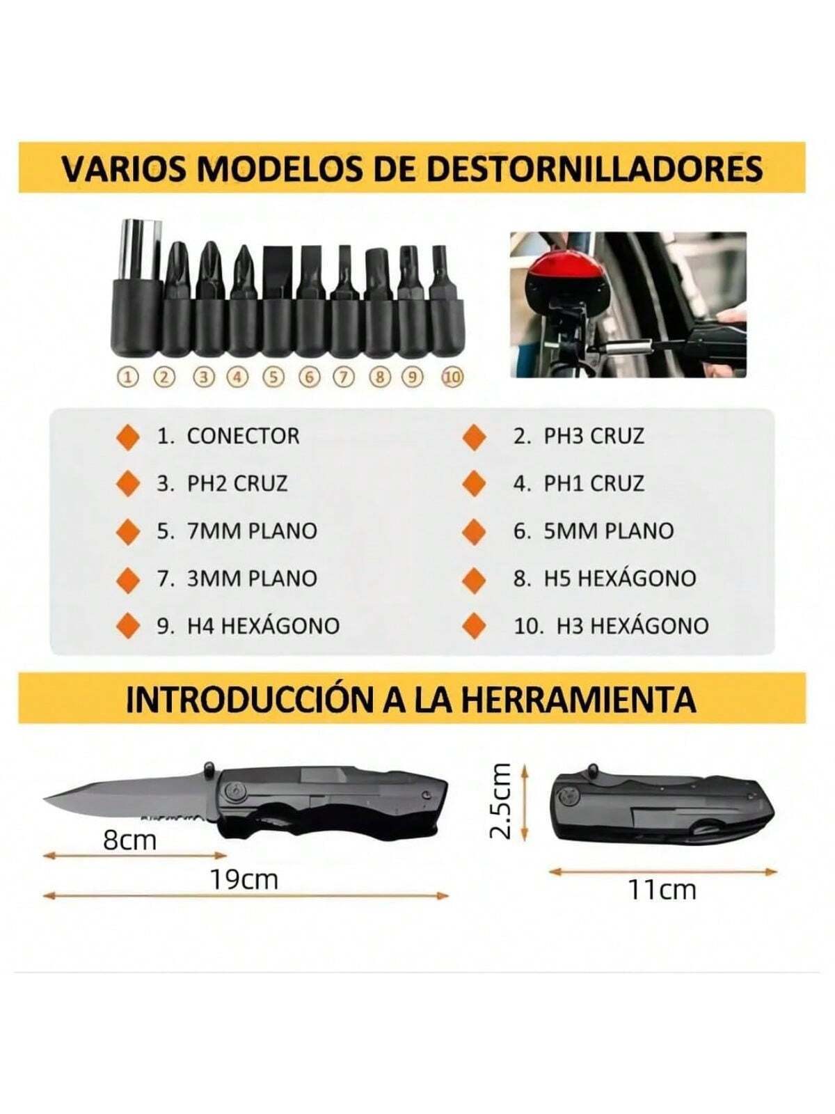 Navaja Multiherramienta Alicate Multiuso Suiza Tactica Militar Alicate con Destornillador y Dado Multiusos