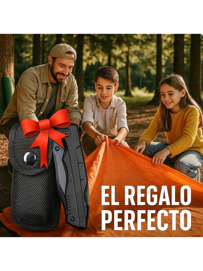 Navaja Multiherramienta Alicate Multiuso Suiza Tactica Militar Alicate con Destornillador y Dado Multiusos