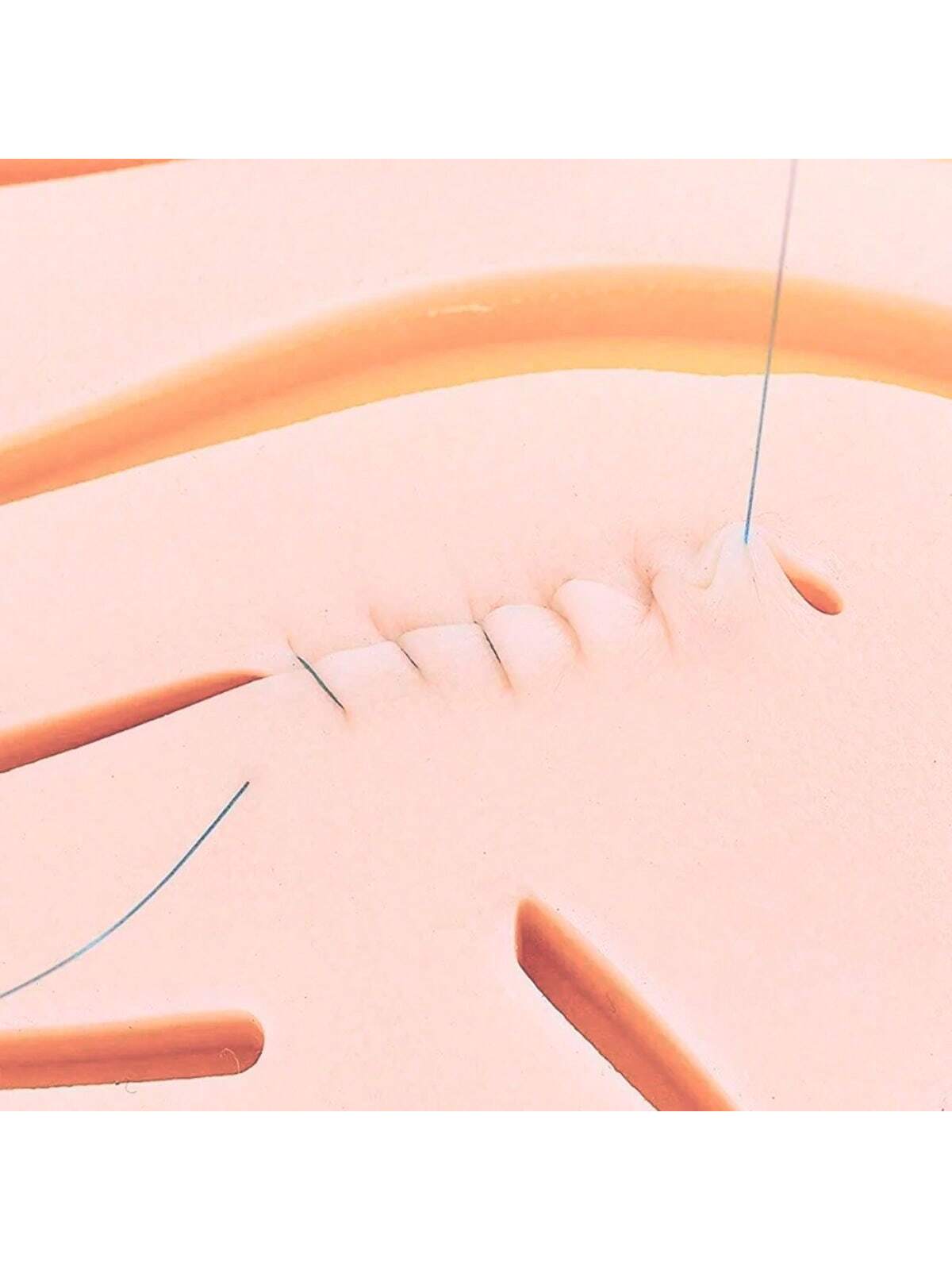 Kit De Práctica De Sutura 3 Pads De Silicona (45 Incisiones) – Ideal Para Estudiantes | Piel Falsa 3pzs