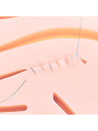 Kit De Práctica De Sutura 3 Pads De Silicona (45 Incisiones) – Ideal Para Estudiantes | Piel Falsa 3pzs