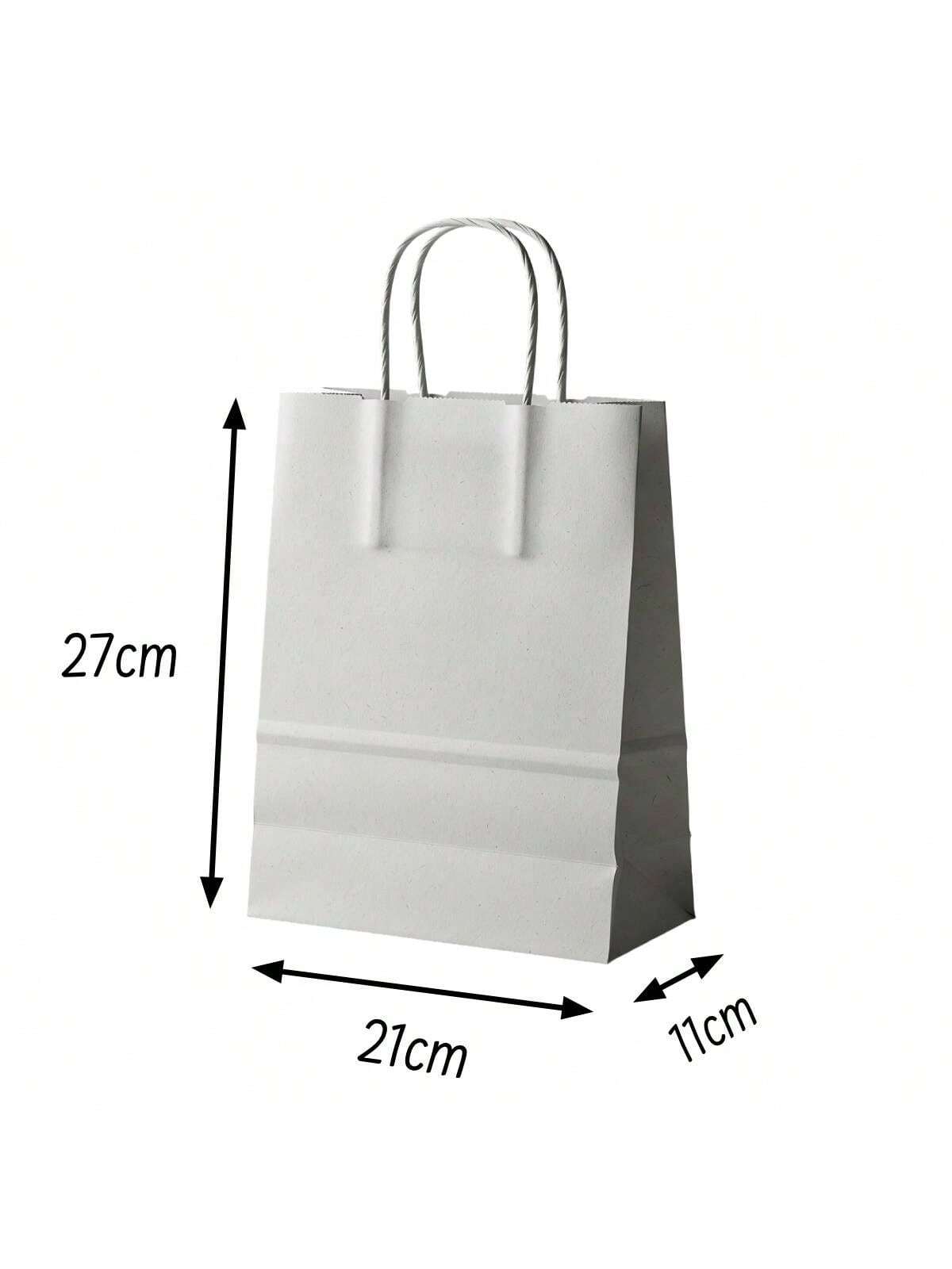 Bolsa Kraft con Agarradera 27x21x11cm | 50pzs