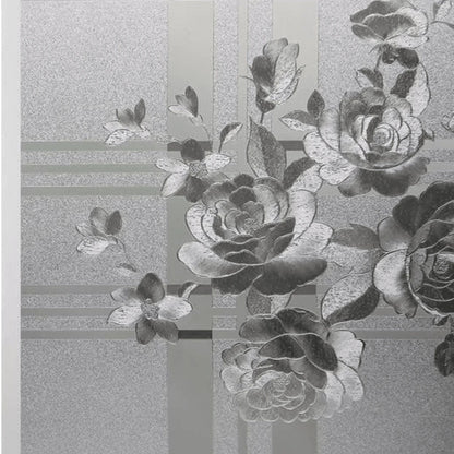 Film Privacidad Vidrio Vinilo Decorativo Flor Cocina 60cmx3m