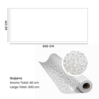 Film Privacidad Vidrio Vinilo Decorativo Flor Cocina 60cmx3m