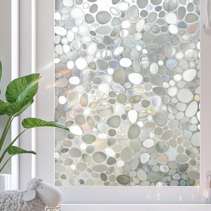 Film Privacidad Vidrio Vinilo Decorativo Flor Cocina 60cmx3m