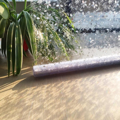 Film Privacidad Vidrio Vinilo Decorativo Flor Cocina 60cmx3m