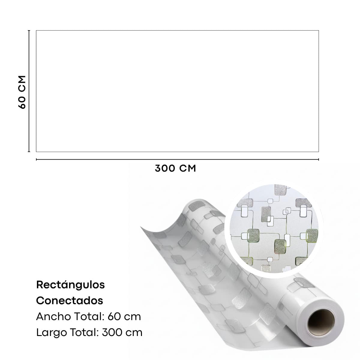 Film Privacidad Vidrio Vinilo Decorativo Flor Cocina 60cmx3m