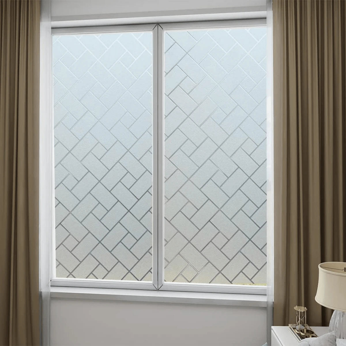 Film Privacidad Vidrio Vinilo Decorativo Flor Cocina 60cmx3m