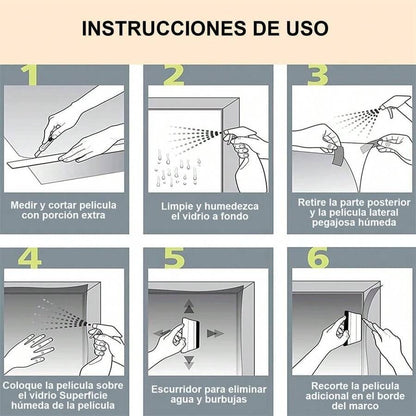 Film Privacidad Vidrio Vinilo Decorativo Flor Cocina 60cmx3m