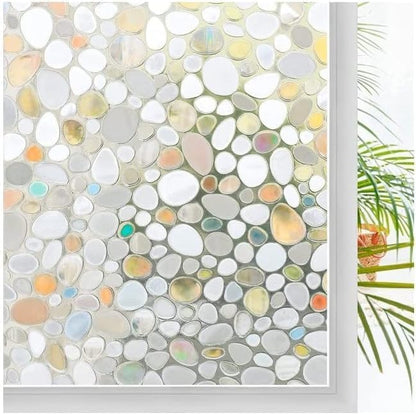 Film Privacidad Vidrio Vinilo Decorativo Flor Cocina 60cmx3m