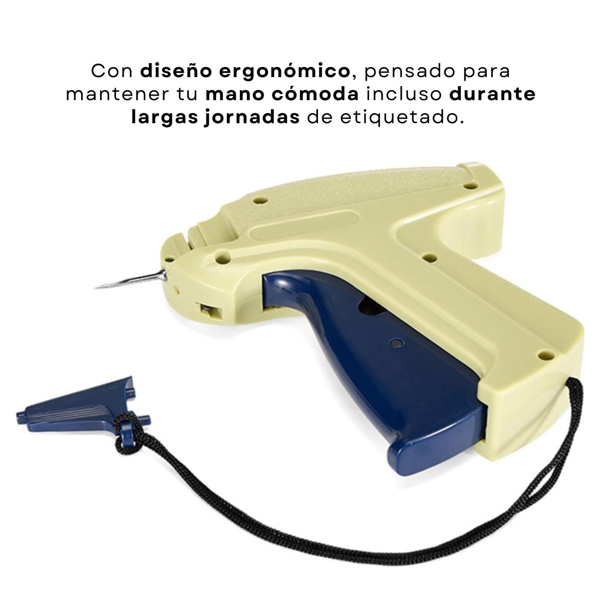 Kit Pistola Etiquetadora Ropa +5000 Plastiflechas +5 Agujas