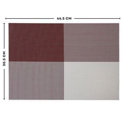 Mantel Individual Lavable Antideslizante Rejilla — Hogar & Restaurante | 8pzs