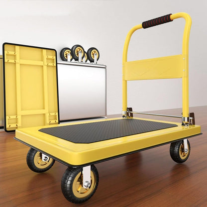 Carrito Plataforma De Carga Plegable Manual de Empuje 90x60cm Mulituso | Capacidad 375kg