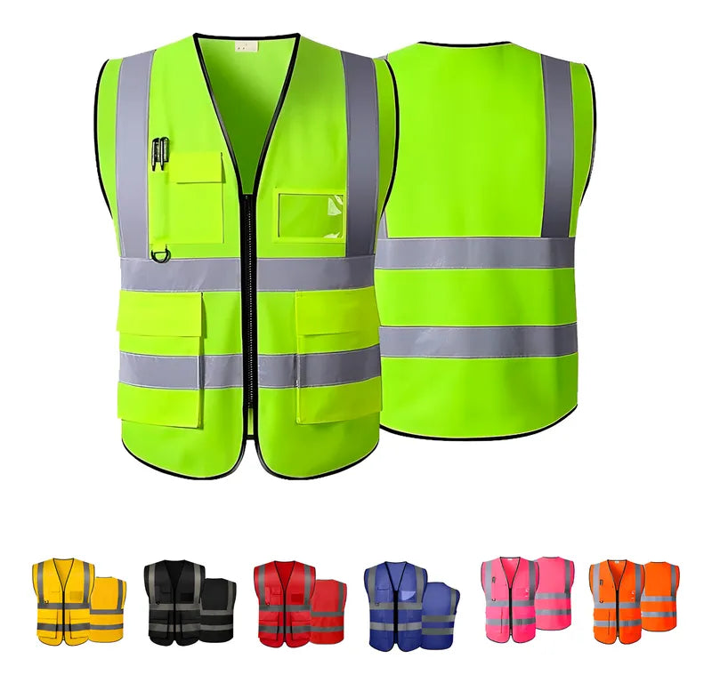 Chaleco Seguridad Trabajo Industrial Brigadista Reflectante
