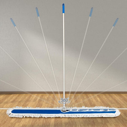 Trapeador Industrial Comercial Mop — 43 Pulgadas | Resistente Lavable Mopa Fregona Almohadilla Algodón | 110cm