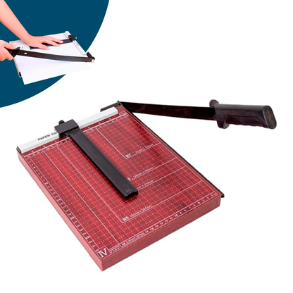 Guillotina A4 Diferentes Tamaño de Hoja Cortador Afilado Papel Foto Tarjeta Cizalla para Hogar Oficina Casa Trabajo