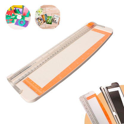 Guillotina Regla Cizalla Cortadora Papel Carta Foto Tarjeta