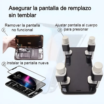 Pinzas de Metal para Pantalla Celular Clip Sujetadora Prensa Touch | 4pzs