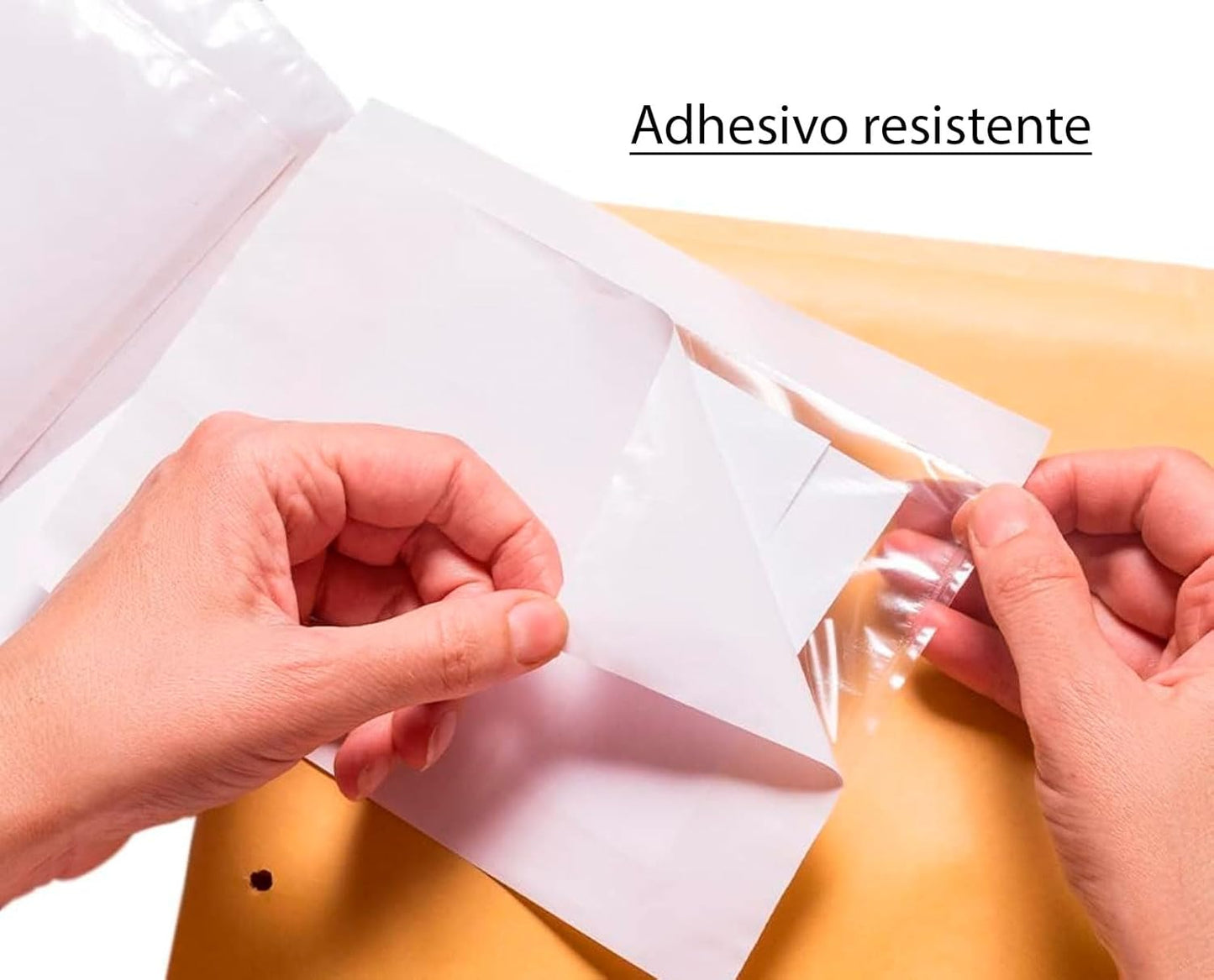 Porta Guías Transparentes Sobres Canguro Autoadhesivos Porta Documentos Adhesivos para Envíos 100 Piezas