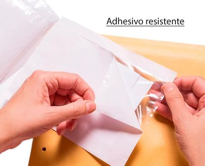 Porta Guías Transparentes Sobres Canguro Autoadhesivos Porta Documentos Adhesivos para Envíos 100 Piezas