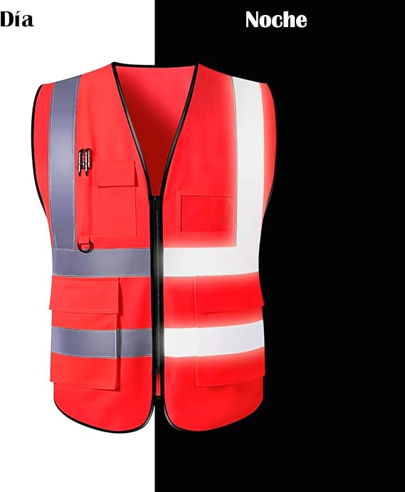 Chaleco Seguridad Trabajo Industrial Reflectante Nivel 3 | M