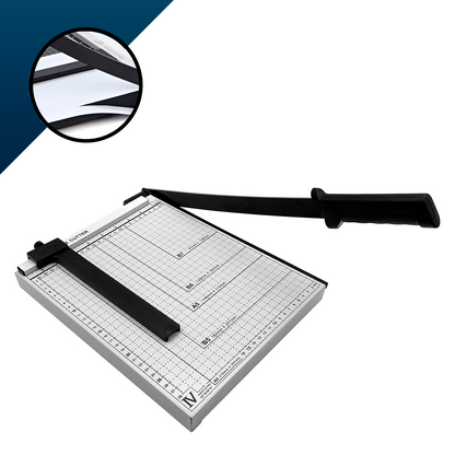 Guillotina A4 Diferentes Tamaño de Hoja Cortador Afilado Papel Foto Tarjeta Cizalla para Hogar Oficina Casa Trabajo