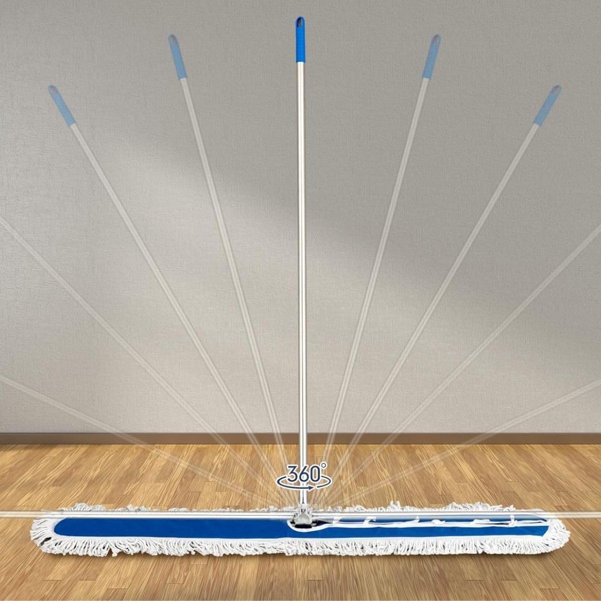 Trapeador Industrial Comercial Mop — 35 Pulgadas | Resistente Lavable Mopa Fregona Almohadilla Algodón | 90cm