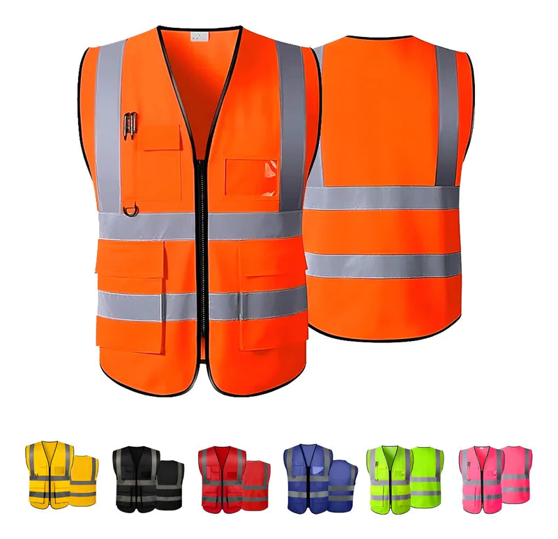 Chaleco Seguridad Trabajo Industrial Brigadista Reflectante