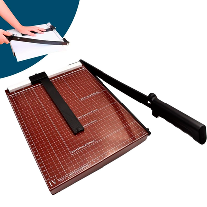 Guillotina A4 Diferentes Tamaño de Hoja Cortador Afilado Papel Foto Tarjeta Cizalla para Hogar Oficina Casa Trabajo