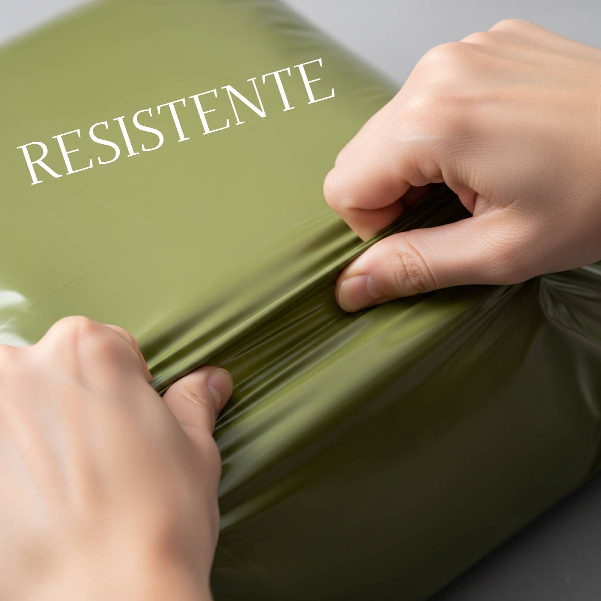 Bolsas Sobres para Envíos Poly Mailer de Polietileno Resistente | Verde Oliva 100pzs
