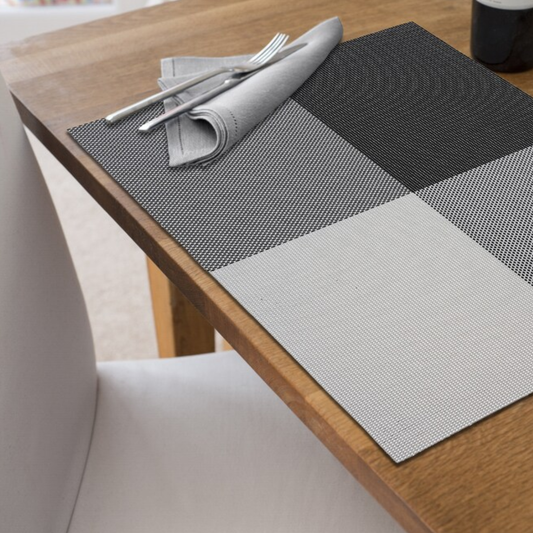 Mantel Individual Lavable Antideslizante Rejilla — Hogar & Restaurante | 8pzs