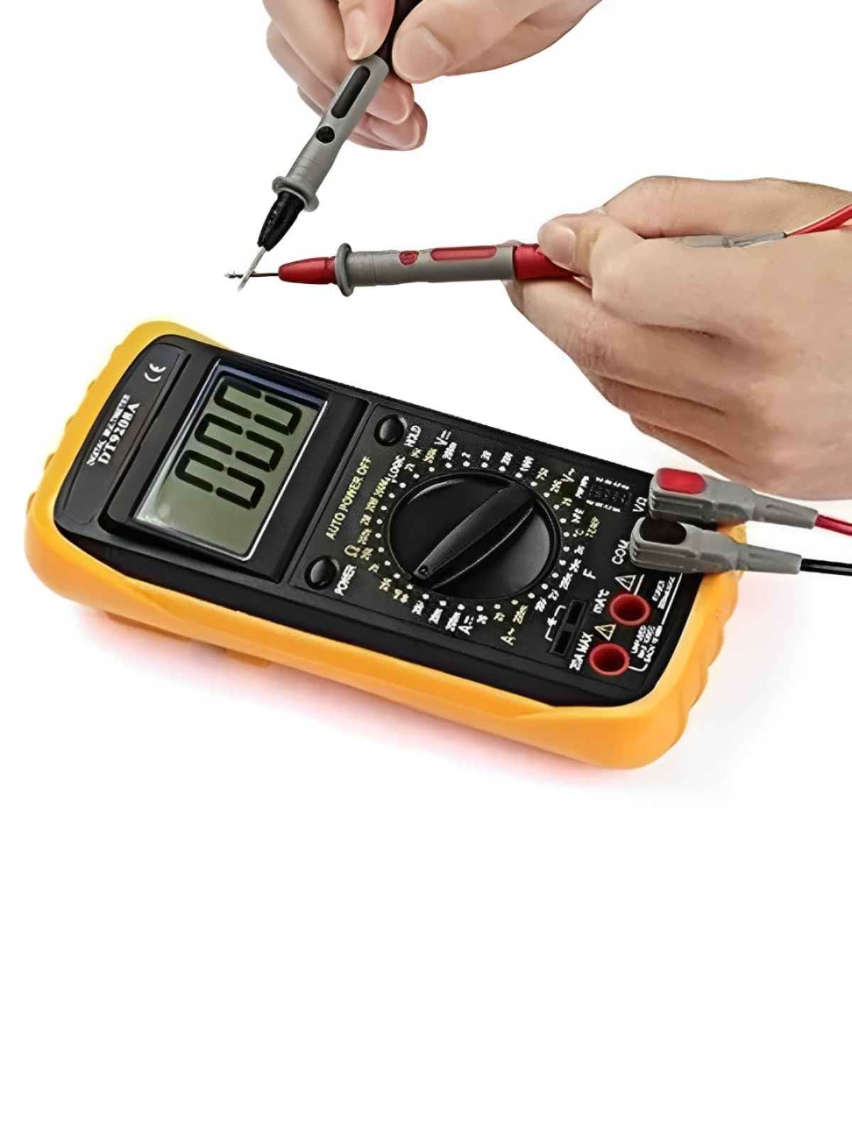 5 Piezas Kit Punta Multimetro Digital Prueba Cable Universal 20amp