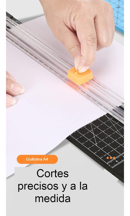 Guillotina Cortadora Tarjeta Cizalla Foto Papel Carta A4