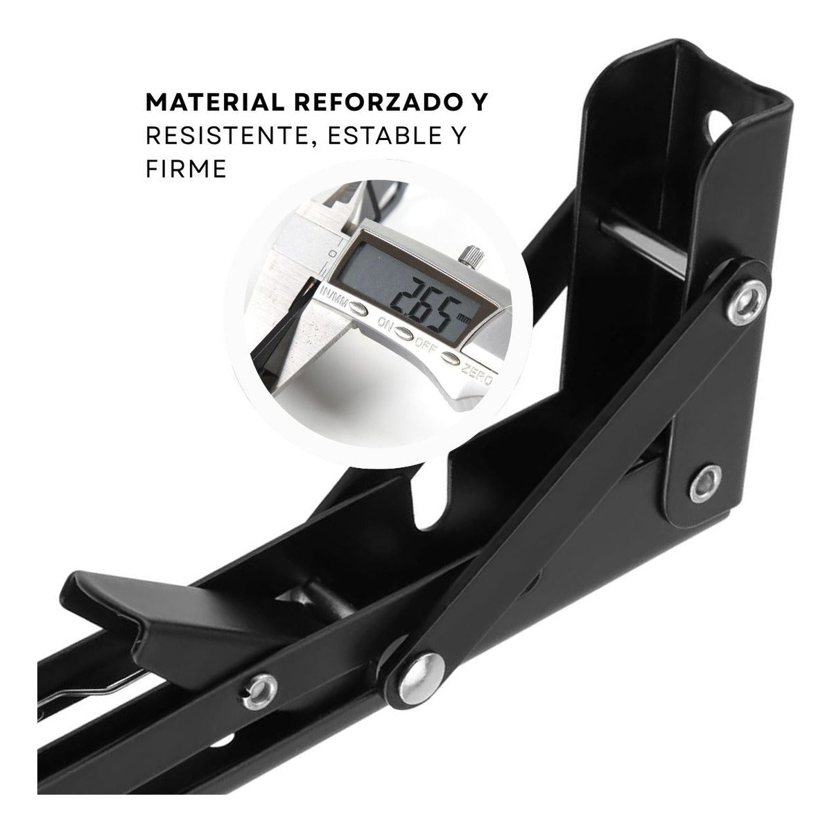 Mensula Soporte Repisa Acero Brazo Abatible Par 20cm