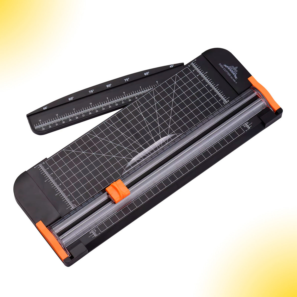 Guillotina Plastico Regla Carta Cortador Papel Foto Tarjeta