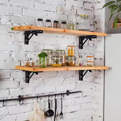 Mensula Soporte Repisa Acero Brazo Abatible Par 20cm