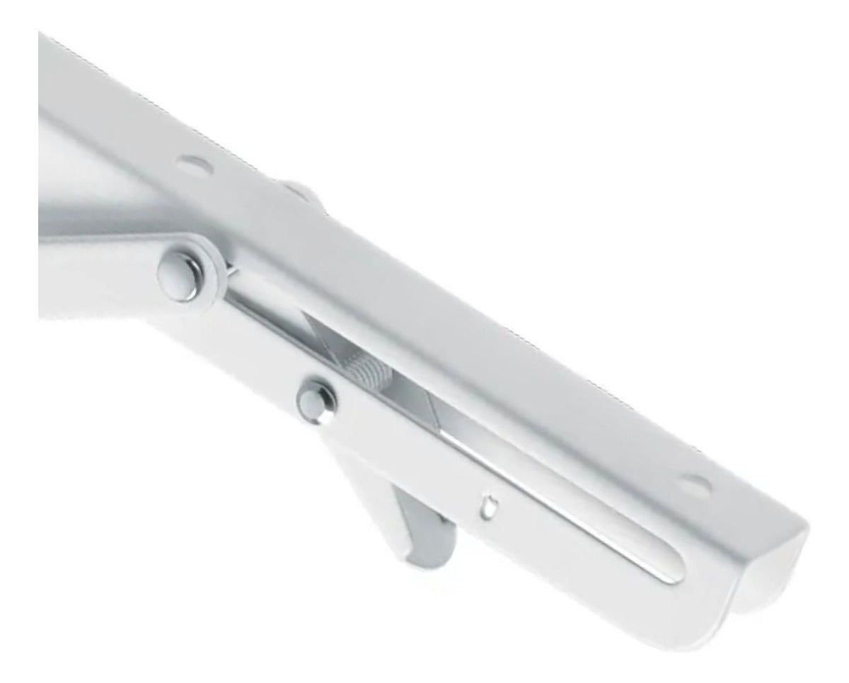 Mensula Soporte Repisa Acero Brazo Abatible Par 20cm